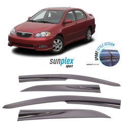 Toyota Corolla 2007-2012 Sunplex Sport Cam Rüzgarlığı