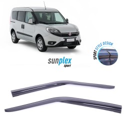 Fiat Doblo 2 2010 and after Sunplex Sport Windshield Wind Deflector