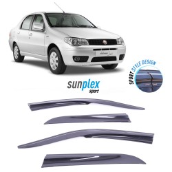 Fiat Albea 2002-2012 Sunplex Sport Style Wind Deflector