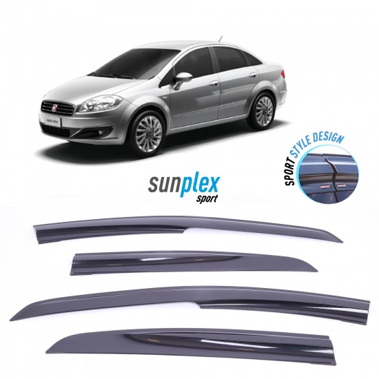 Fiat Linea 2006-2015 Sunplex Sport Style Cam Rüzgarlığı
