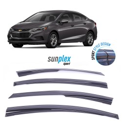 Chevrolet Cruze 2008-2016 Model Sunplex Sport Wind Deflector