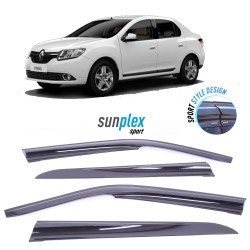 Renault Clio Symbol 2008-2012 Sunplex Sport Style Cam Rüzgarlığı
