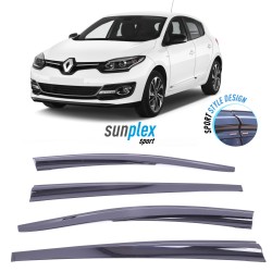 Renault Megane 3 2009-2016 Sunplex Sport Cam Rüzgarlığı