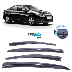 Renault Fluence 2009-2016 Sunplex Sport Style Cam Rüzgarlığı