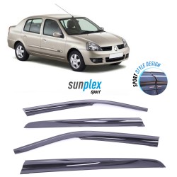Renault Clio Symbol 1998-2006 Sunplex Sport Style Cam Rüzgarlığı