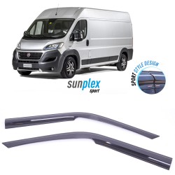 Fiat Ducato 2006 and after Sunplex Sport Style Windshield Wind Deflector