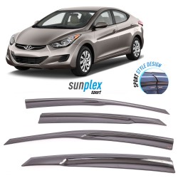Hyundai Elantra 2011 - 2016 Sunplex Sport Style Cam Rüzgarlığı