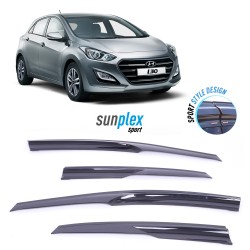 Hyundai i30 2012 and after Sunplex Sport Style Wind Deflector