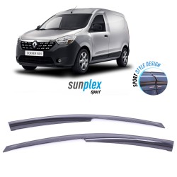 Dacia Dokker 2013 and after Sunplex Sport Windshield Wind Deflector