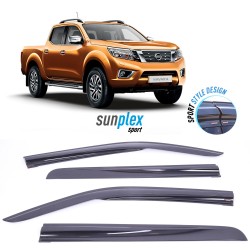 Nissan Navara Pick-Up 2005-2016  Sunplex Sport Style Cam Rüzgarlığı