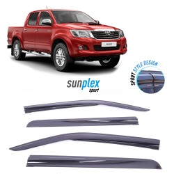 Toyota Hilux 2004-2015 Sunplex Sport Cam Rüzgarlığı