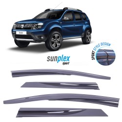 Dacia Duster 2017 and after Sunplex Sport Style Wind Deflector