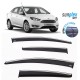 Ford Focus 3 HB Sedan Krom Cam Rüzgarlığı Sunplex Plus