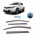 Nissan Qashqai 2015 ve sonrası Krom Cam Rüzgarlığı Sunplex Plus