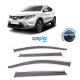Nissan Qashqai 2015 ve sonrası Krom Cam Rüzgarlığı Sunplex Plus