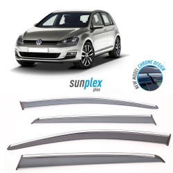 Volkswagen Golf 7 2013 ve sonrası Krom Cam Rüzgarlığı Sunplex Plus
