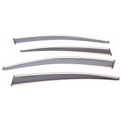 Volkswagen Passat B7 2010-2014 Krom Cam Rüzgarlığı Sunplex Plus