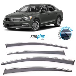 Volkswagen Passat B8 2015-2019 Krom Cam Rüzgarlığı Sunplex Plus